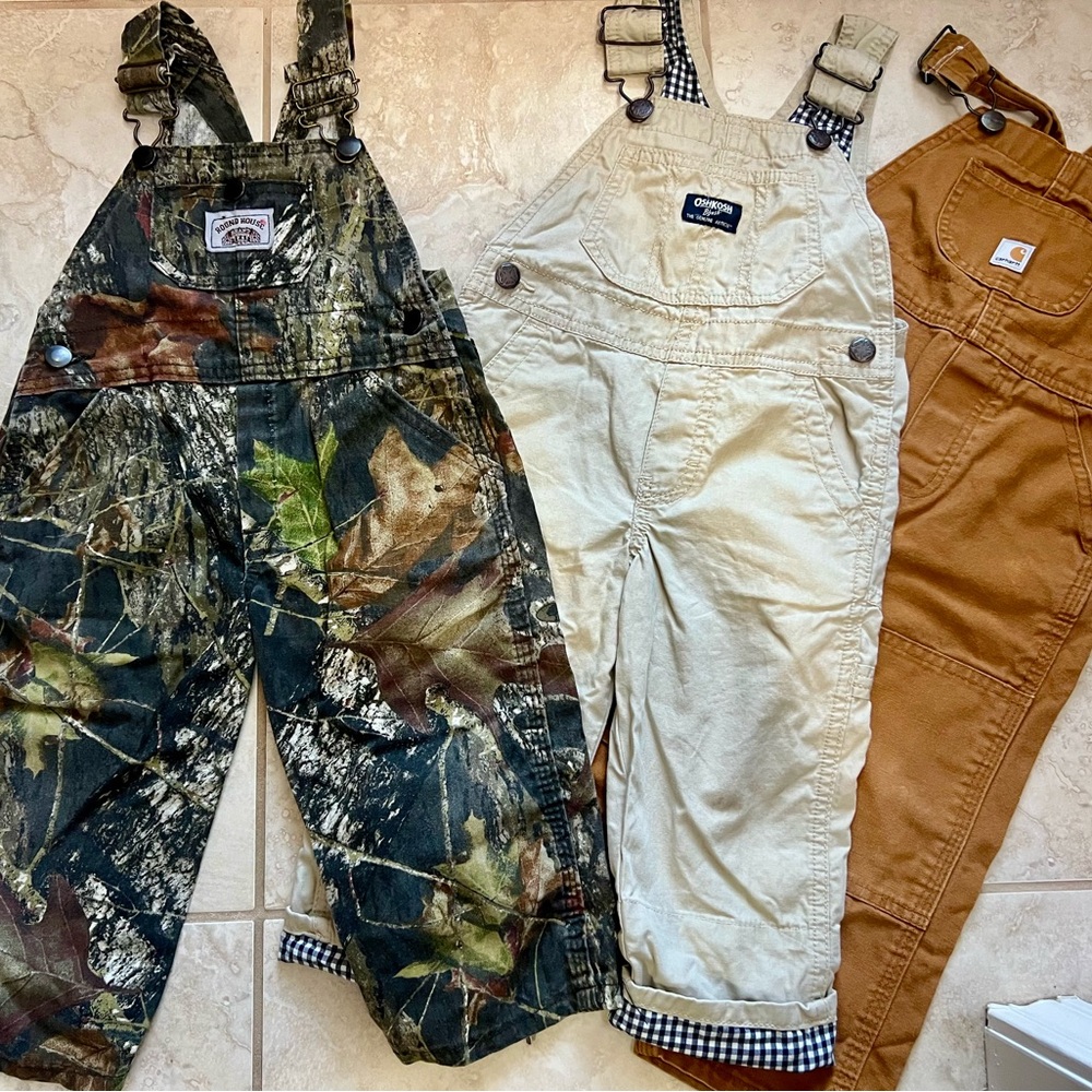 Bundle of 3 overalls